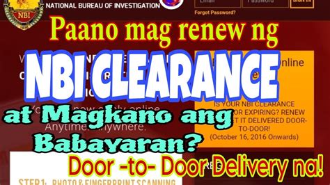 magkano ang nbi|NBI Clearance Renewal .